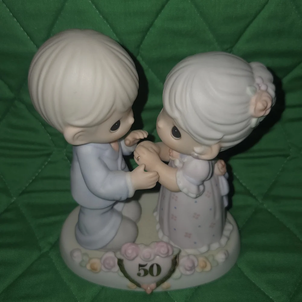 Precious Moments - 50th Anniversary - We Share a Love Forever Young Figurine